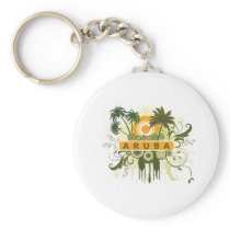 Palm Tree Aruba Key Chains