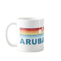 Palm Tree Aruba Mugs