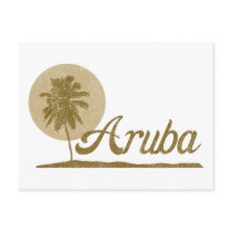 Palm Tree Aruba Post Cards