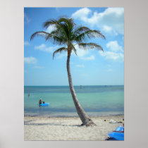 Palm Tree at the Beach Posters