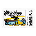 Palm Tree Background postage