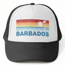 Palm Tree Barbados Trucker Hats