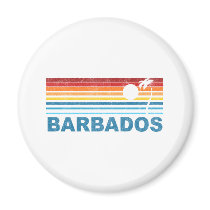 Palm Tree Barbados Fridge Magnets