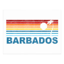 Palm Tree Barbados Postcard