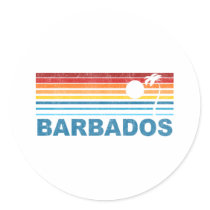 Palm Tree Barbados Sticker