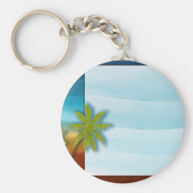 Palm Tree / Beach theme wedding / event Key Chains