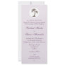 Palm Tree Beach Wedding Invitiation -slim Invites