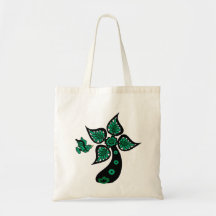 Palm Tree Bird Canvas Bag