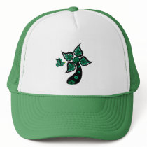 Palm Tree Bird Trucker Hat