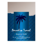 Palm Tree Blue Business Cards