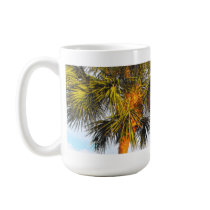 Palm Tree Branches, Afternoon Sun Coffee Mug