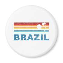Palm Tree Brazil Fridge Magnets