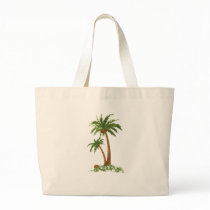 PALM TREE CANVAS BAGS