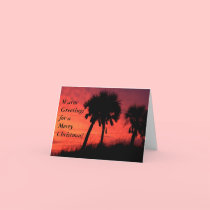 Palm Tree Christmas cards
