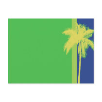Palm Tree Citrus Color postcards