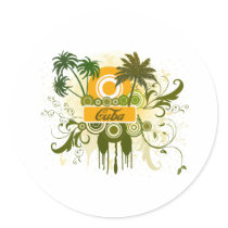 Palm Tree Cuba stickers by teyes143 Palm Tree Cuba stickers