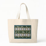 Palm Tree & Egret Canvas Bag