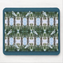 Palm Tree & Egret mousepads