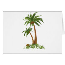 PALM TREE GREETING CARDS