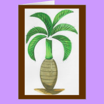Palm Tree Greeting cards