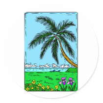 Palm Tree Growing stickers