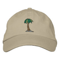 Palm Tree Hat embroidered hats