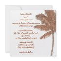 palm tree invitation invitation