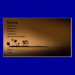Palm-tree-island-sunset1432 GOLDEN PALM ISLAND SUN business cards