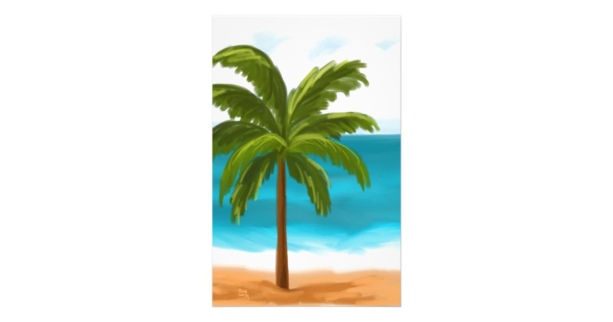 Palm Tree.jpg Stationery | Zazzle