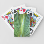 Palm Tree Leaf Photo Playing Cards playing cards