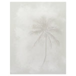 Palm Tree Letterhead - Sand color