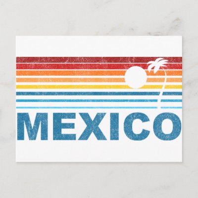 Palm Tree Mexico Post Card