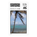 Palm tree on Bequia Island postage