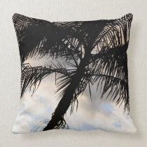 Palm Tree Throw Pillow