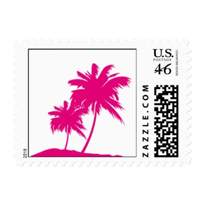 Palm Tree Postage Stamp