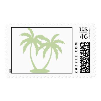 Palm Tree Postage Stamp