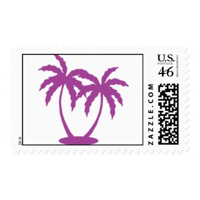 Palm Tree Postage Stamp