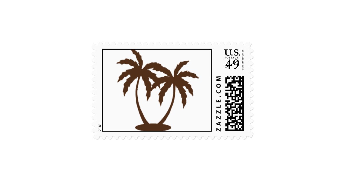 Palm Tree Postage Stamp Zazzle