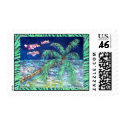 PALM TREE Postage Stamps
