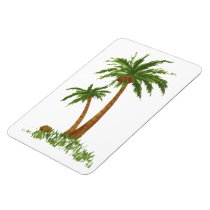 Palm Tree Premium Magnet 4x6"