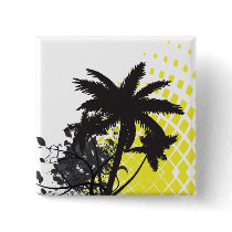 palm tree rays pin