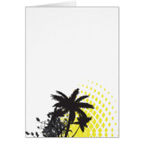 palm tree rays cards