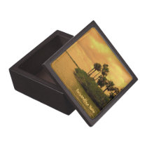 Palm Tree Reverie Custom Premium Keepsake Boxes