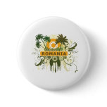 Palm Tree Romania Button