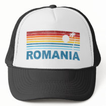 Palm Tree Romania Trucker Hat