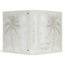 Palm Tree (Sand) Beach Binder (1.0") binders