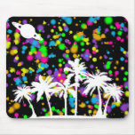 Palm Tree &amp; Saturn Mouse Pad
