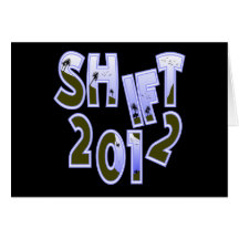 Palm Tree Shift 2012 Greeting Cards