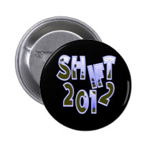 Palm Tree Shift 2012 Pinback Buttons