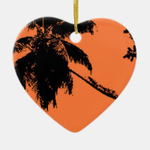 Palm Tree Silhouette Ornament
